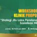 Workshop Penulisan & Klinik Proposal Hibah Riset